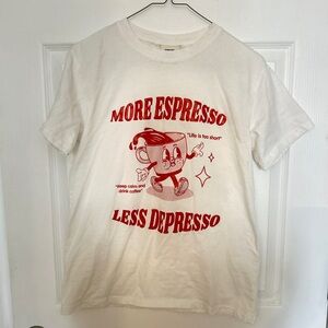 Comfort Colors White Espresso Graphic Tee